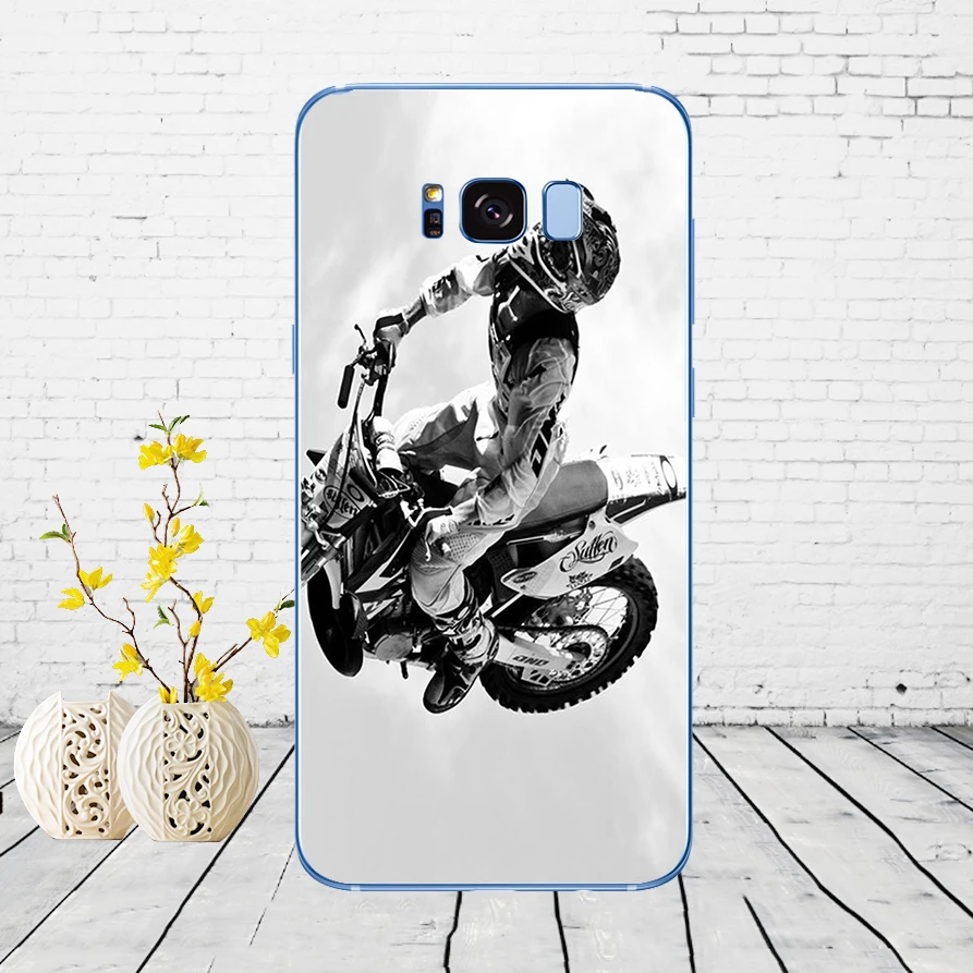 49DD moto cross dirtbikes Мягкий силиконовый чехол для Samsung Galaxy S6 S7 edge S8 S9 S10 plus A70 A50 чехол - Цвет: 4