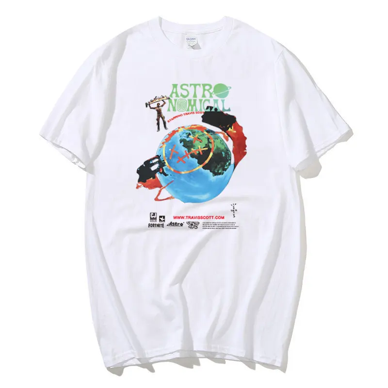 travis scott ASTRONOMICAL logo t shirt