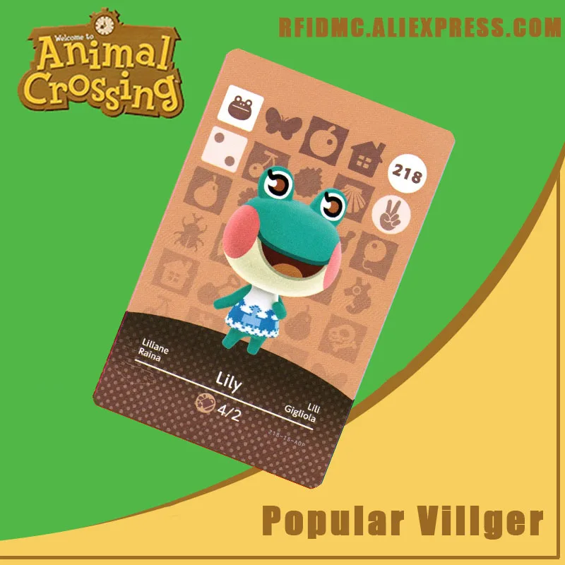 218 Lily Animal Crossing Card for ACNH | Безопасность и защита