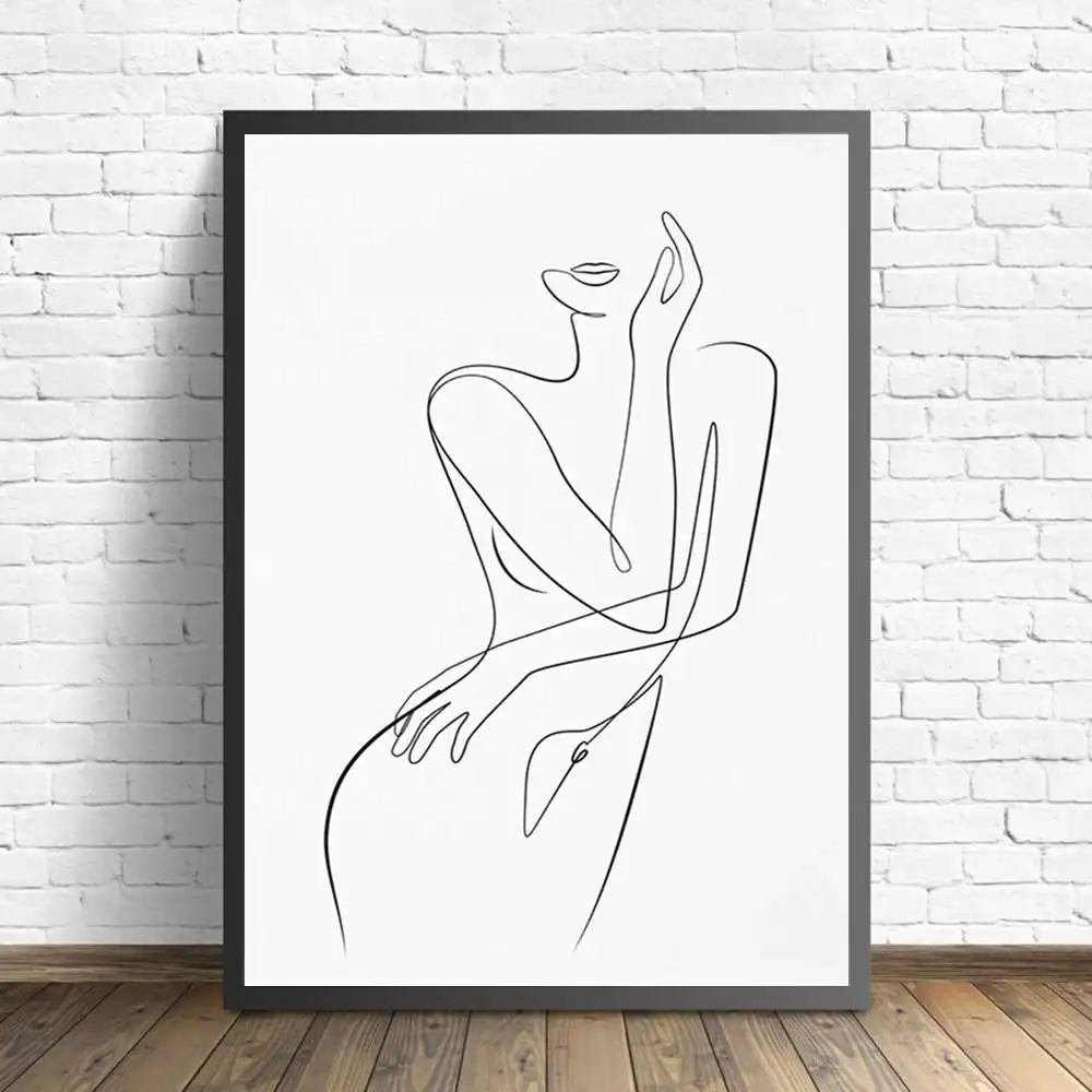 Sketch woman silhouette - Free Stock Illustrations | Creazilla