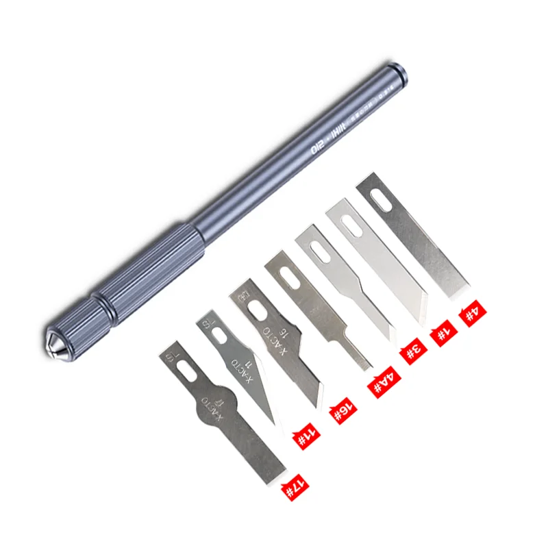 Engraving Glue Removal Tools Professional Aluminum Alloy Handle With BSD Blade for Engraving And Glue Removal Motherboard Repair Hand Tools