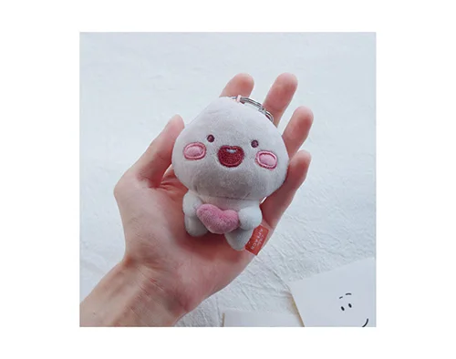 Happy monkey Kawaii Плюшевые брелоки Мультяшные милые игрушки Мягкая кукла игрушка-брелок для ключей сумка автомобиль подарок на день рождения для детей девочек женщин - Цвет: Pink B