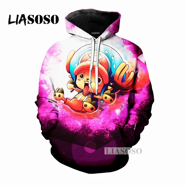 3d LX принт дизайн аниме one piece Tony Chopper мультфильм 3D принт для женщин и мужчин толстовки с капюшоном толстовки пуловер хип-хоп