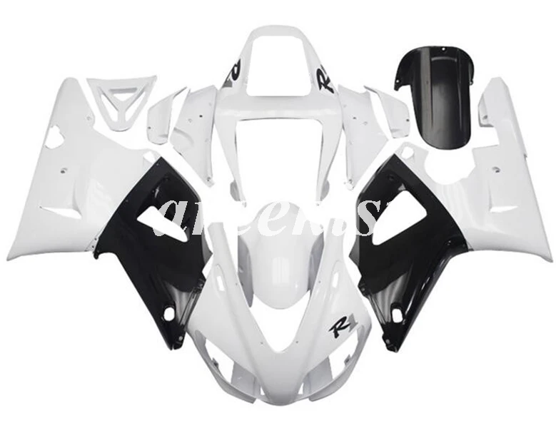 

4Gifts New ABS Full Fairing kit fit for YAMAHA YZF - R1 1998 1999 YZF R1 98 99 YZF1000 Custom white