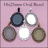 18x25mm Oval Bezel