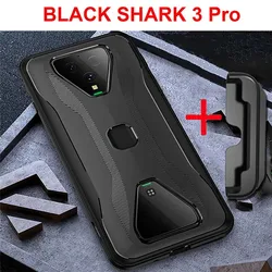 Sleek 3-in-1 Matte Anti-Knock Silicone Hard Cover - Premium Protection for Black shark 3 Pro (Black Shark 3 Pro)