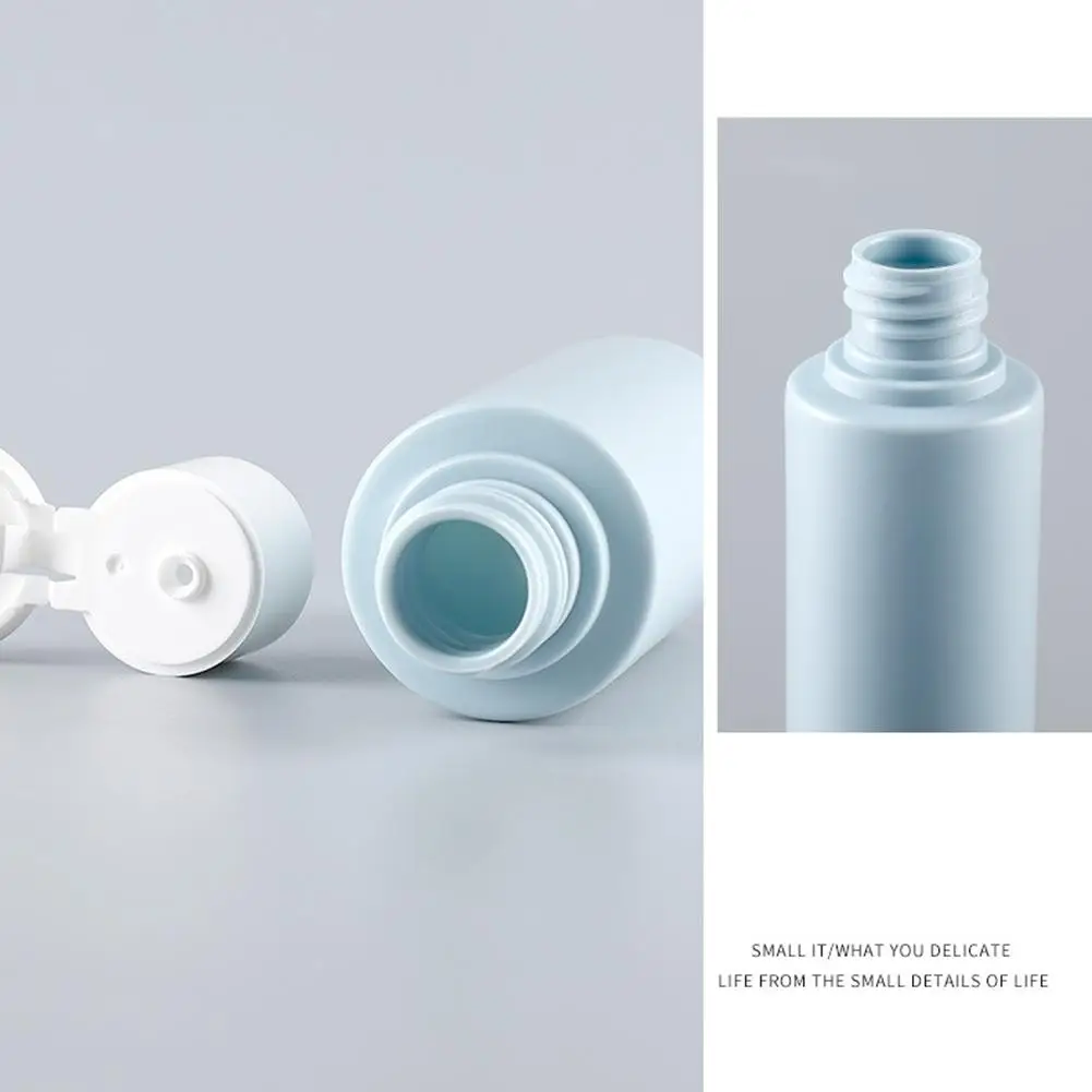 4 Bottles Portable Travel Bottles Set Leak Proof Squeezable Silicon Tubes Travel Size Toiletries Containers Carry 5