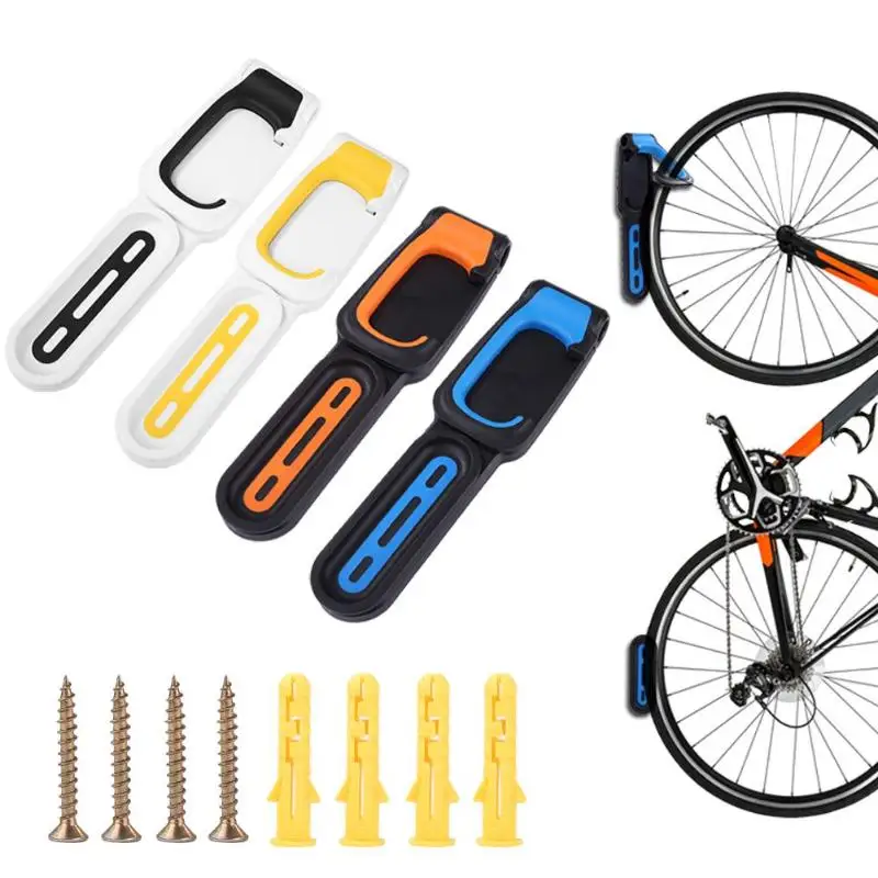 Sale Plastic Bike Wall Hook Holder MTB Mountain Bicycle Wall Mounted Storage Rack Bracket Showing Stand Hanger 3