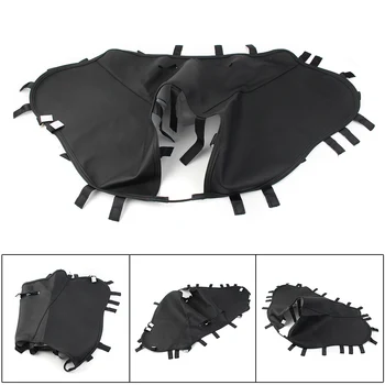 

Black Vinyl Motorcycle Leather Fairing Cover for Harley Davidson 2014 2015 2016 2017 2018 2019 FLHT FLHX Tri Glide Models