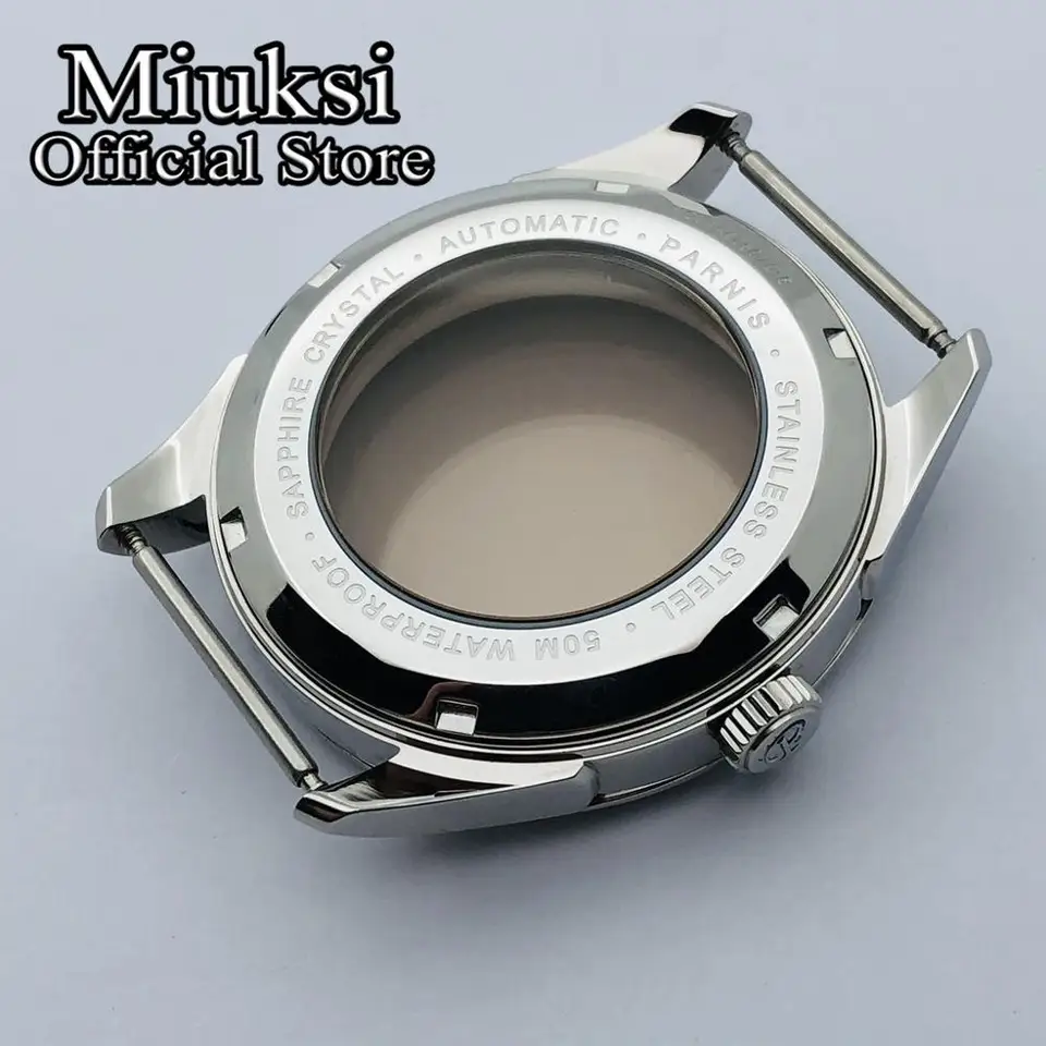 時計ケース　NH35 小さな店] NH35 腕時計ケース 36mm⁄39mm シルバー ステンレススチール