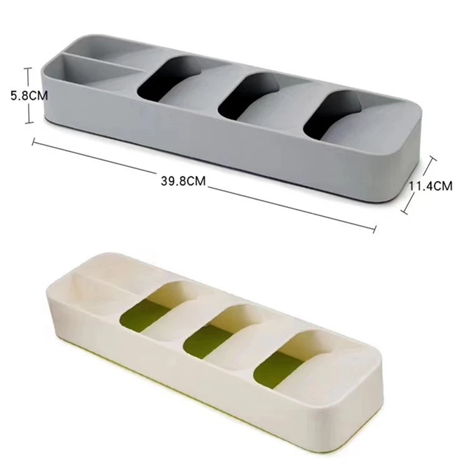 

10pcs Portable Cooking Utensil Kitchen Cutlery Drawer Organiser Kitchen Utensil Holder Knife Fork Spoon Tray Storage Box