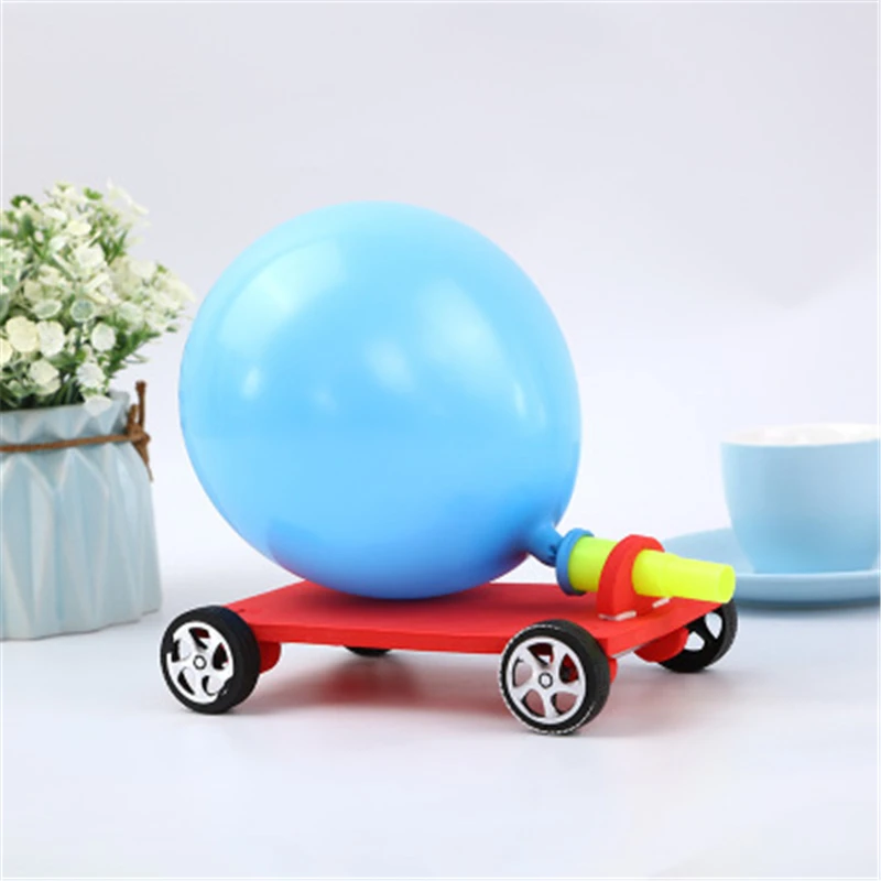 Креативный наполнитель воздушный шар гонщик Сделай Сам воздушный шар автомобиль научный Детский образовательный реакционный автомобиль Лучшие подарки для детей игрушки для рукоделия