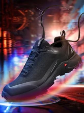  HUMTTO Breathable Outdoor Sneakers Men Casual Shoes Non-slip Brand Spring Fashion Lace-up Black Design Mens Shoe Big Size 39-46 