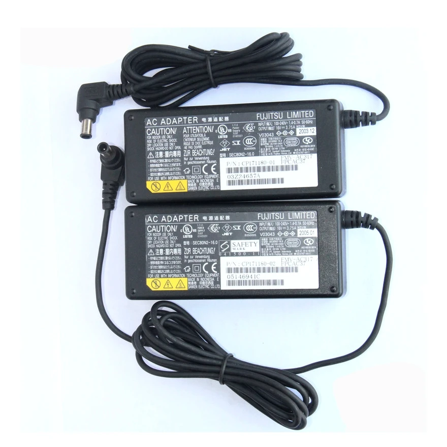 

16V 3.75a Laptop AC Adaptor Charger For Fujitsu for sony SEC80N2-16.0 Power Adapter