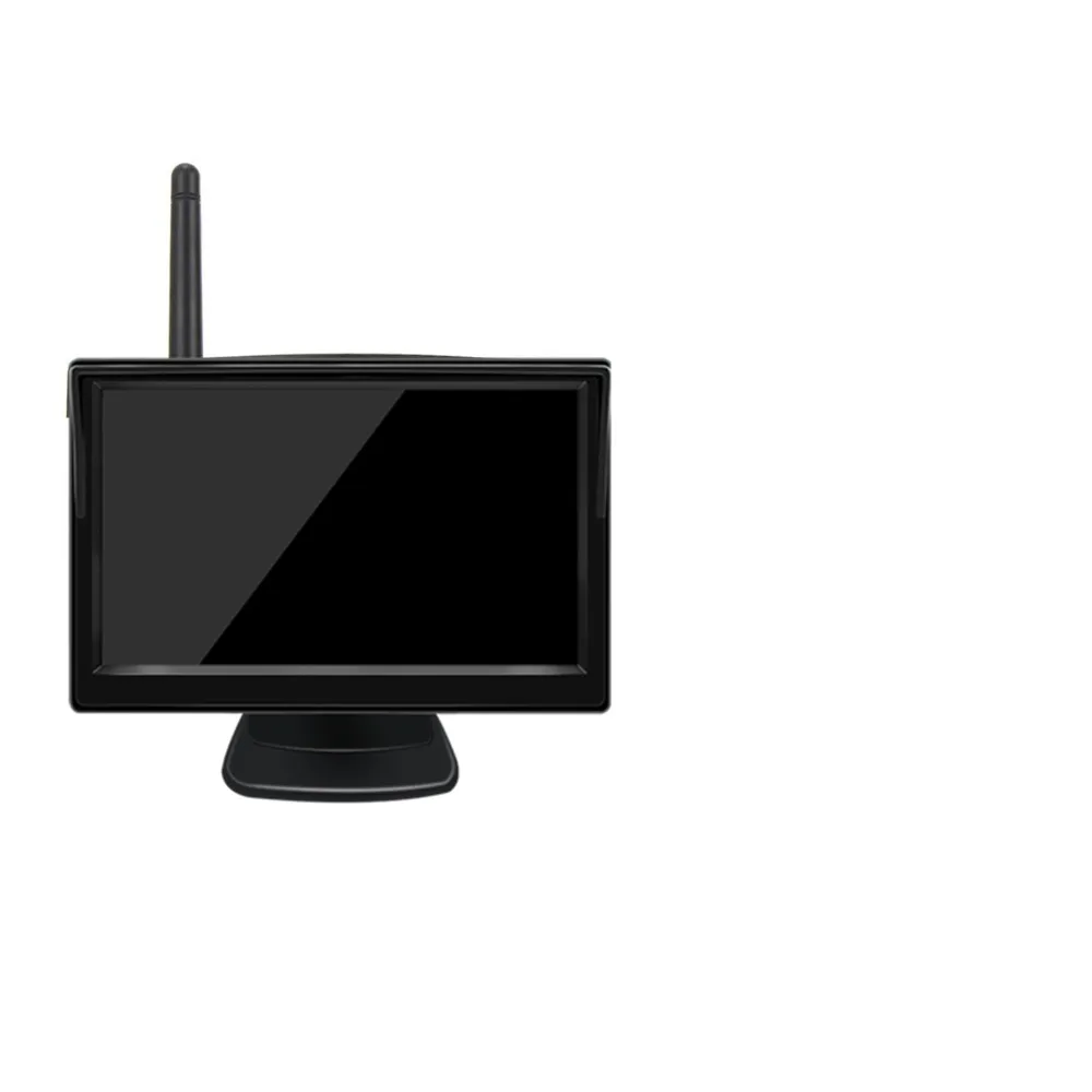 TFT lcd 5 дюймов Автомобильный монитор для грузовика автобуса 2,4G беспроводной с 18 ИК светодиодный ночного видения заднего вида камера 12 V-24 V
