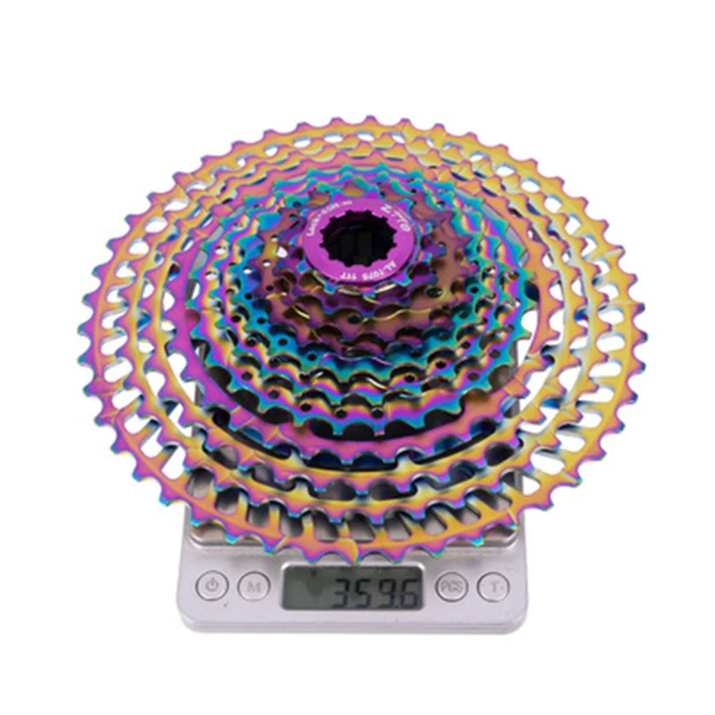 

ZTTO 11 Speed Cassette 11-46 T Wide Ratio Colorful Freewheel Mountain Bike