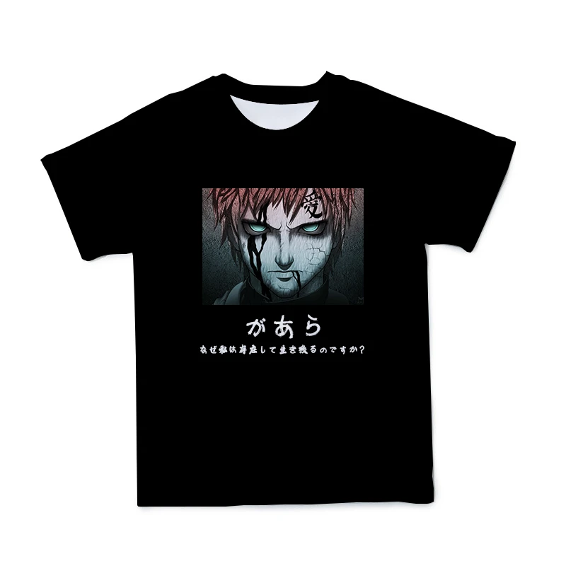 

2021 3D Cartoons Anime Naruto Tshirts Man clothings Tee Men Anime Shirt print Interesting Top Large Size 110-6XL (Customizable)