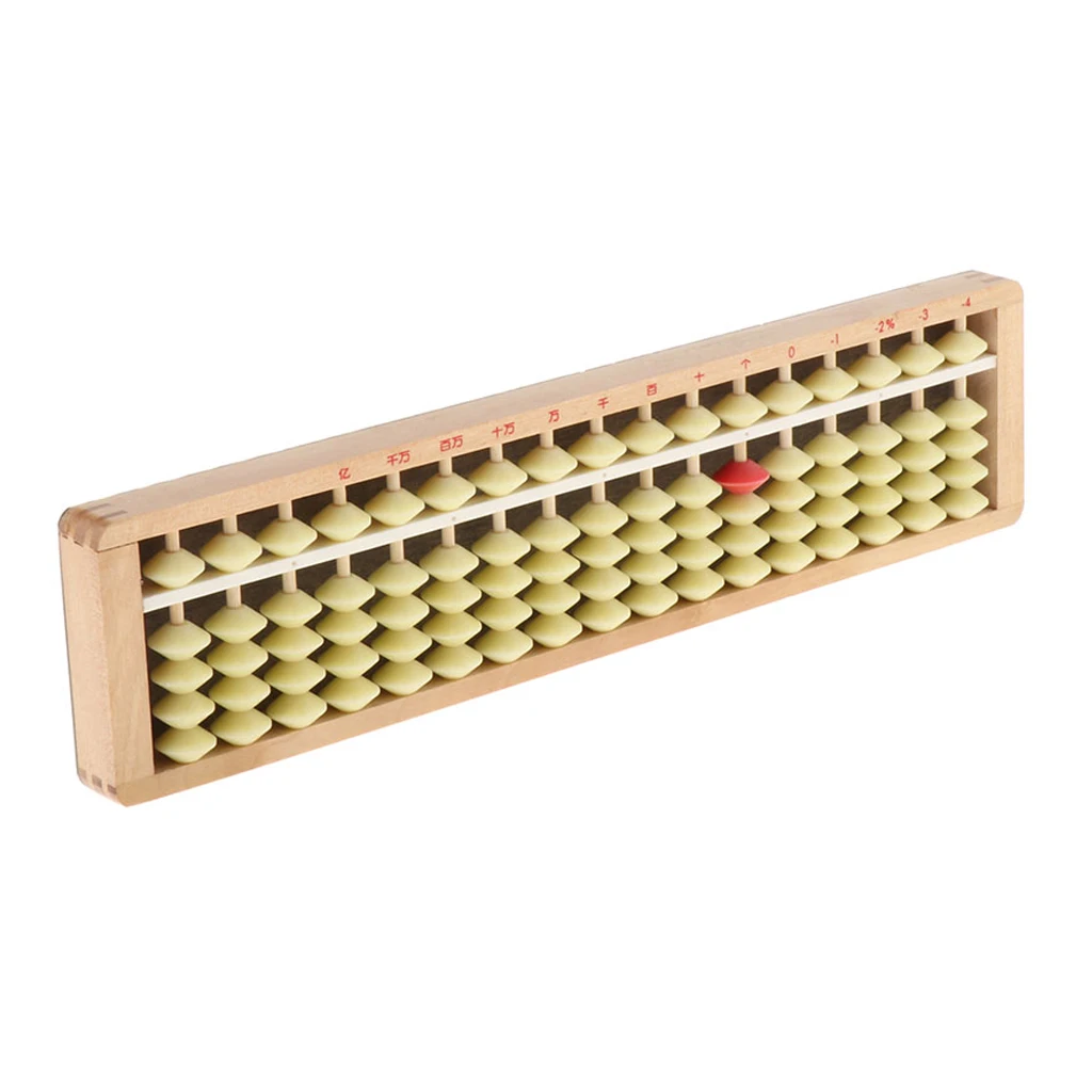 Vintage Style Abacus - Professional 17 Column  Calculator without Reset Button Craftsmanship