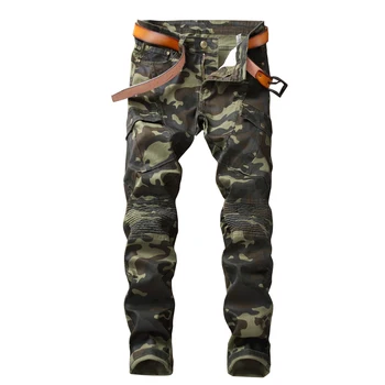

Men Pants Camouflage Cargo Pants Mens VoguePockets Trouser Plus Size Men Outwear Army Baggy Pants Joggers Worker Jeans