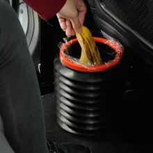 Автомобильная корзина для мусора, складное автоматическое хранение, мешок для мусора, мусорная корзина, контейнер для мусора, мусорное ведро, автомобильные аксессуары, автоматический складной пепел