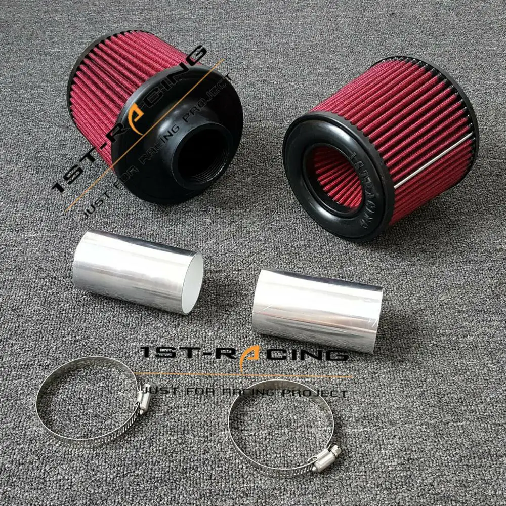 2.25" Dual Cone Intake Air Filter for BMW E90 E92 E93 135i 335i 535i & 535xi E89 Z4 N54 B30 3.0l intake air filter