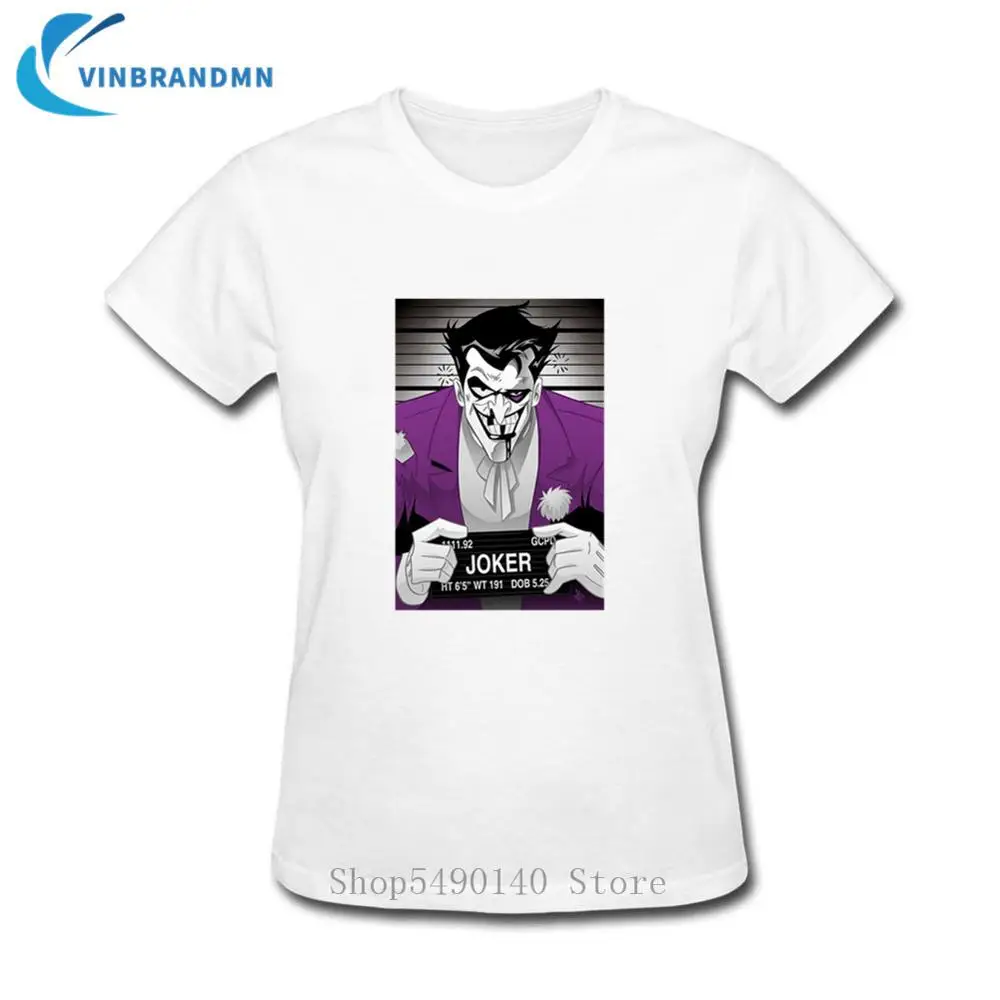 Футболка с джокером и клоуном для девочек женская летняя футболка футболки