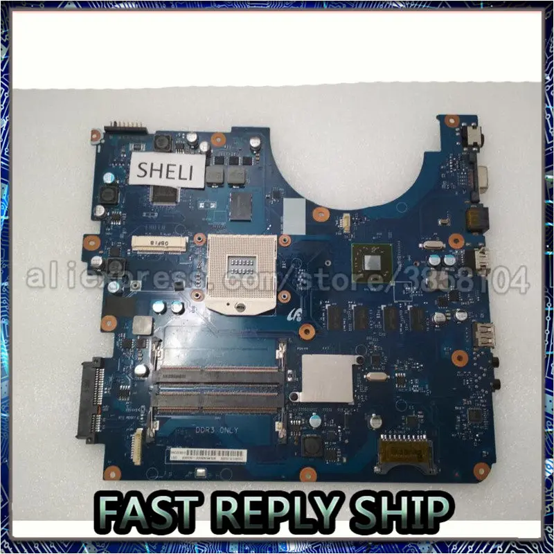 SHELI для Samsung NP R540 материнская плата с HD545V видеокартой BA92 06596A|Материнские платы| |