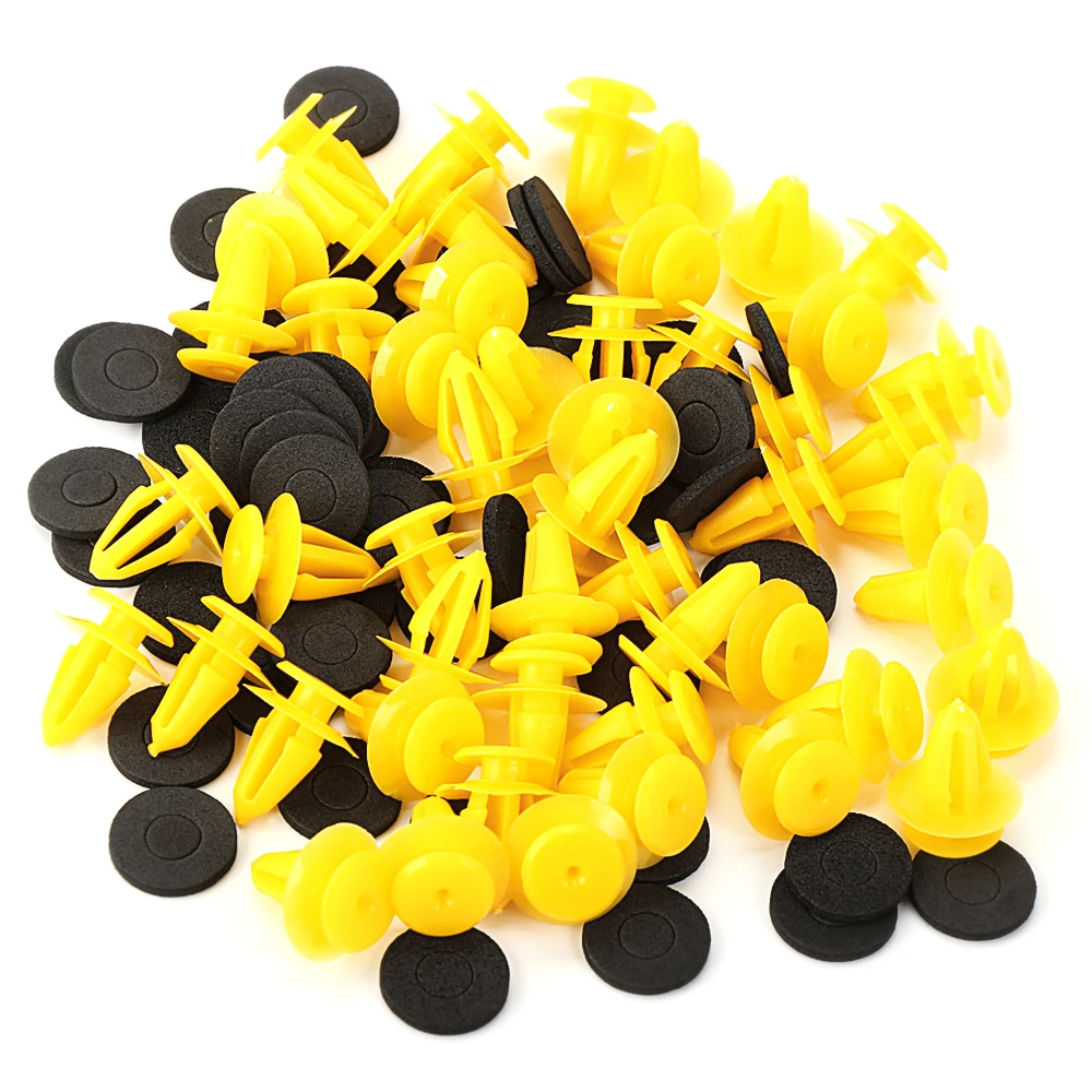10mm Auto Door trim panels Fastener clips Car fixed clip for Mitsubishi Ralliart Outlander ASX Mirage Lancer Evolution 10 9 Etc |