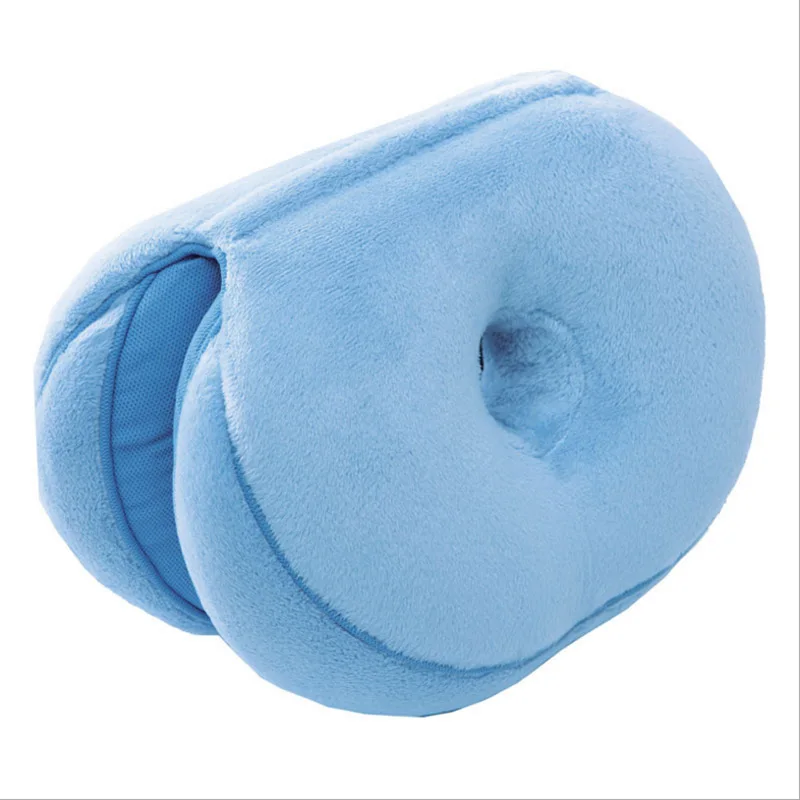 Многофункциональная двойная комфортная подушка для сидения из пены с эффектом памяти, подъемник сидения, красивая латексная подушка для сидения для офиса и дома - Цвет: sky blue