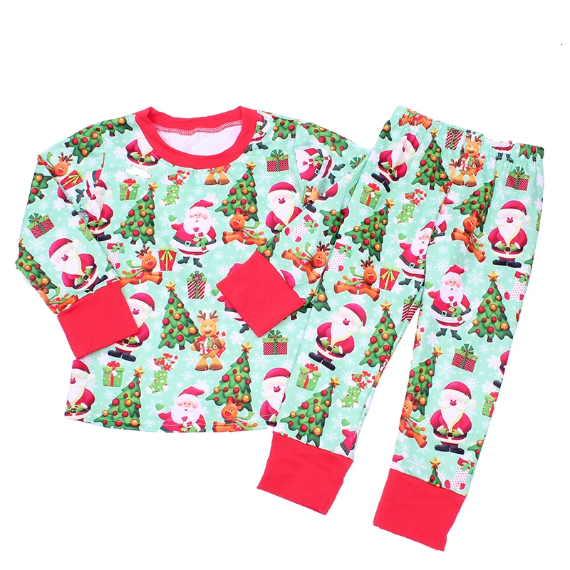 2-8Y Christmas Boy Pajamas Toddler Girls Christmas Pjs Kids Winter Clothes Baby Boys Sleepwear Xmas Grinch Pajamas Set