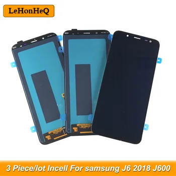 

3 Piece/lot Super AMOLED LCD For Samsung Galaxy J6 2018 J600 J600G/DS LCD Display Touch Screen Digitizer Assembly