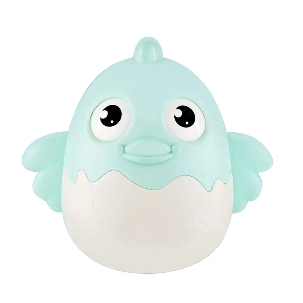 Забавная игрушка в форме курицы, может моргнуть и кивать, игрушка для питомца, детская погремушка, развивающие игрушки, Подарочные игрушки, погремушки - Цвет: green