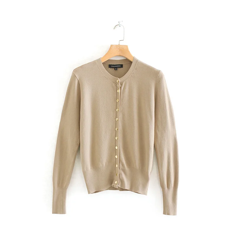 Skup 2019 jesień płaszcz kobiety na co dzień jednorzędowy odzież damska sweter z dzianiny kobiet z długim rękawem sweter kobiet