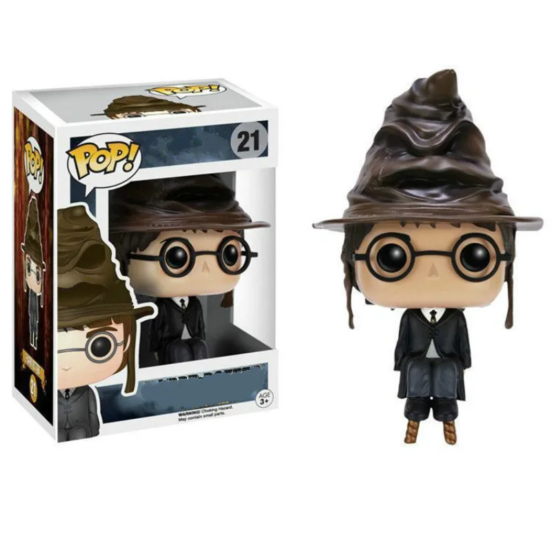 Funko Pop Harri Potter Снейп Луна Добби Минерва фильм виниловые фигурки экшн и игрушки Коллекционная модель игрушки для детей - Color: 21 with box