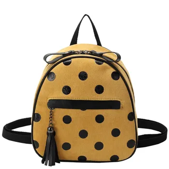 

Women’s Cartoon Backpack Women Bags 2019 New Fashion Canvas Backpack Casual Wild Tassel Bag Mini Backpack Bolsos рюкзак женский