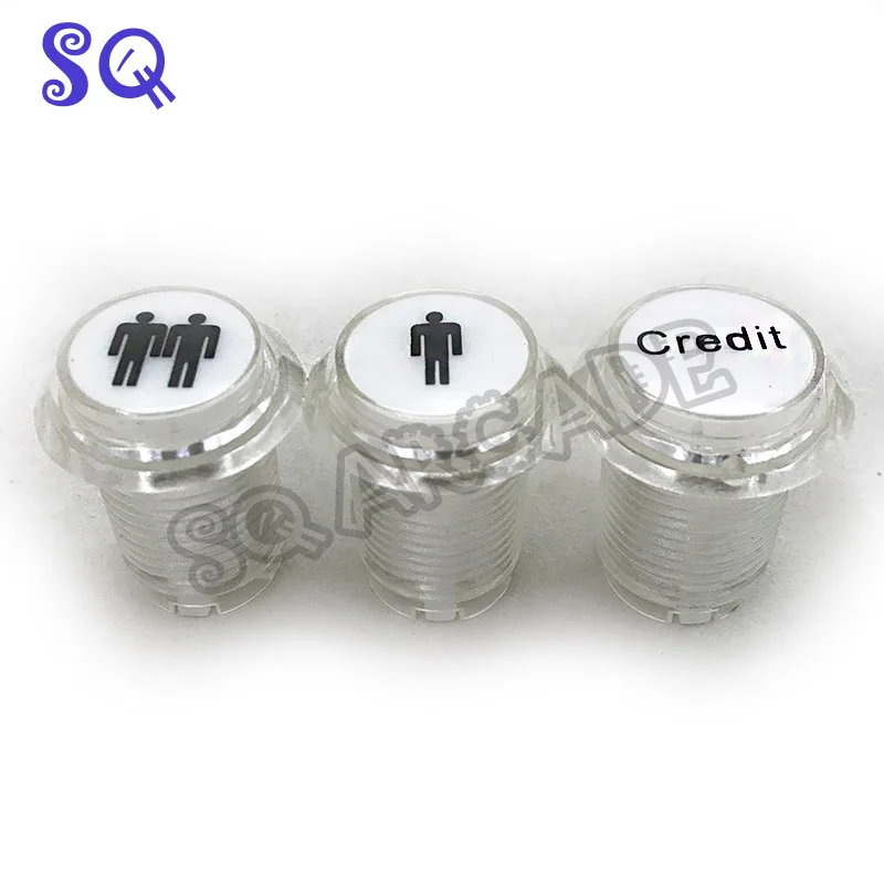 5V 12V LED 라이트 램프 30MM 작은 라운드 아케이드 비디오 게임 플레이어/시작/신용 푸시 버튼 스위치