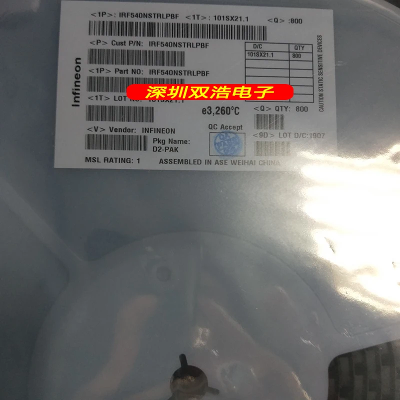 10 шт./лот IRF540S IRF540NS-263 MOS33A/100 V 10 шт./лот./