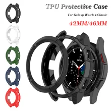 

TPU Protective Case for Samsung Galaxy Watch 4 Classic 42mm Sport Watch Shell for Galaxy Watch 4 Classic 46mm Armor Watch Cover