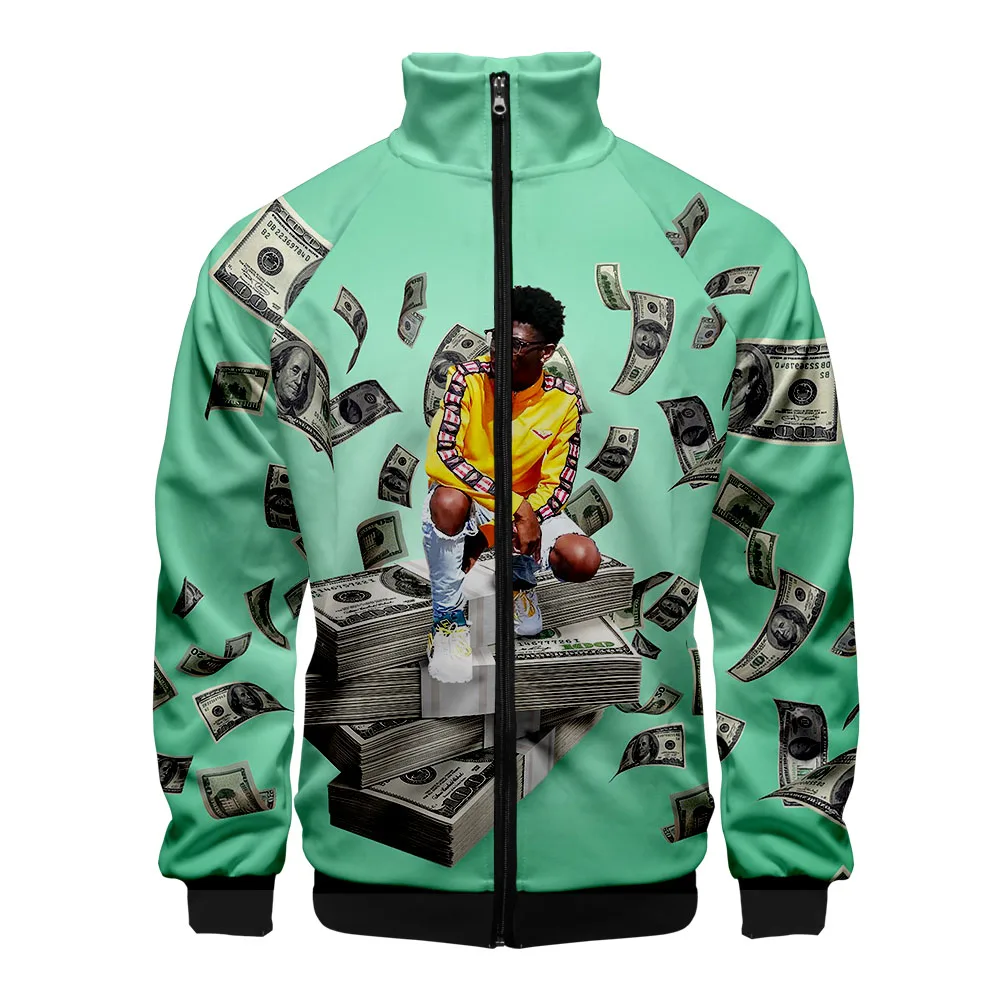 Lil Nas X 3D для женщин/мужчин Модная молния стоячий воротник Повседневная Уличная крутая хипстерская толстовка с капюшоном популярная худи на молнии
