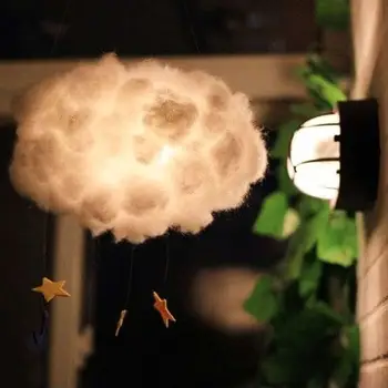 

PP Cotton Beautiful Creative Cloud Light Pendant Light Night Light Gift Atmosphere Birthday Romantic Child