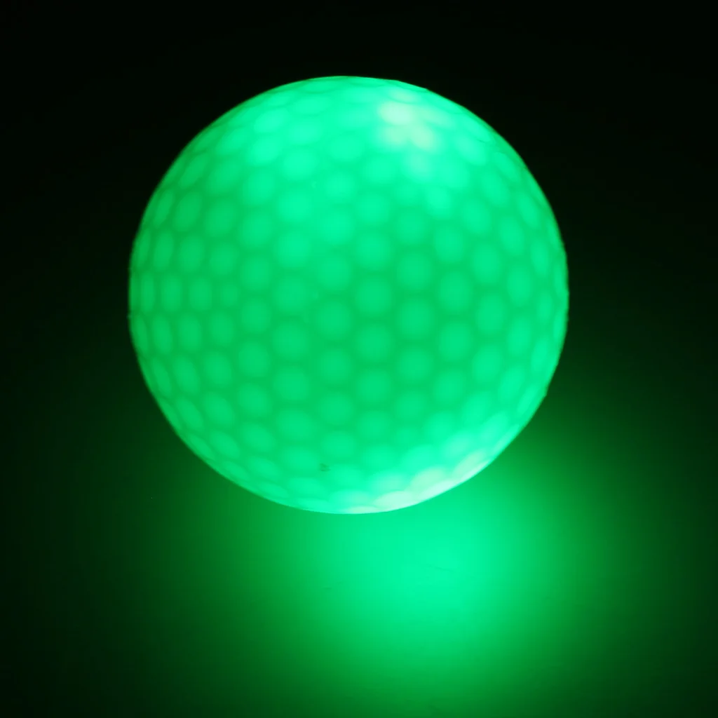 Synthetic Rubber Golf LED Luminous Ball Often Bright Ball Suitable For Night Use Multi-color Optional Wholesale
