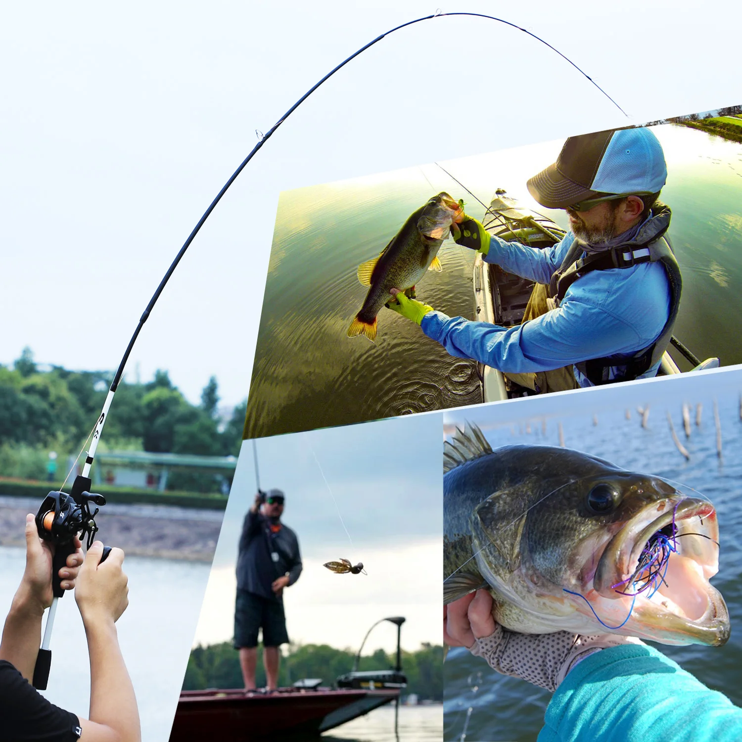 Sougayilang New1.75m Fishing Rod Reel Combo Portable3 Section Carbon Fishing Rod with12+1BB Baitcasting Reel Fishing Tackle Set Sougayilang New1.75m Fishing Rod Reel Combo Portable3 Section Carbon Fishing Rod with12+1BB Baitcasting Reel Fishing Tackle Set