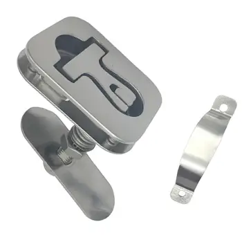 

316 Flush T-Handle Pull Ring Hardware Cabinetry Latch Silver for Yacht Hardware