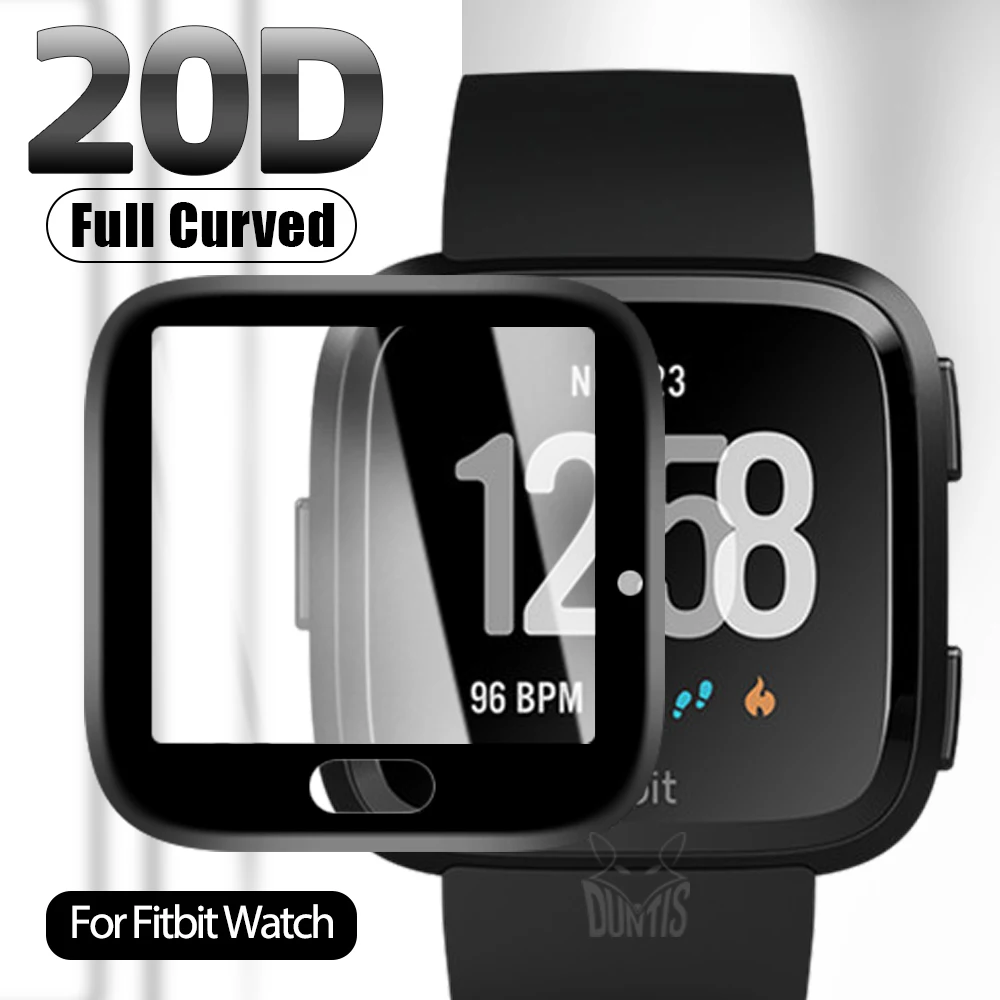 Fitbit Versa 20D Curved Edge Protective Film For Smart Watch Soft Screen Protector Accessories (Not Glass) | Электроника