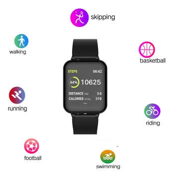 

2020 New Smartwatch Waterproof Sports for iphone phone Smart watch Heart Rate Monitor Blood Pressure Functions For Women men kid