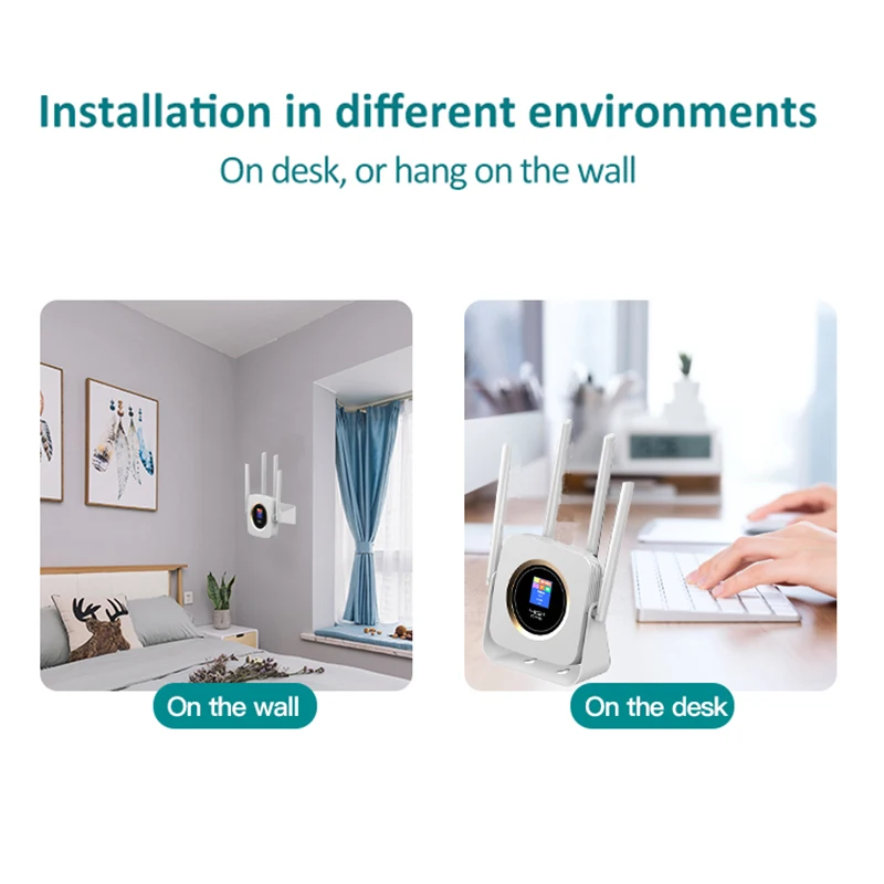 TIANJIE CPE904 Router 4G Sim Card Hotspot LTE Modem 3000mah Battery