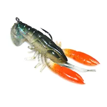 

8CM Crayfish Fishing Lure Durable Artificial Soft Fishing Bait Attract Fish Realistic Look Durable and Smooth Wide Application