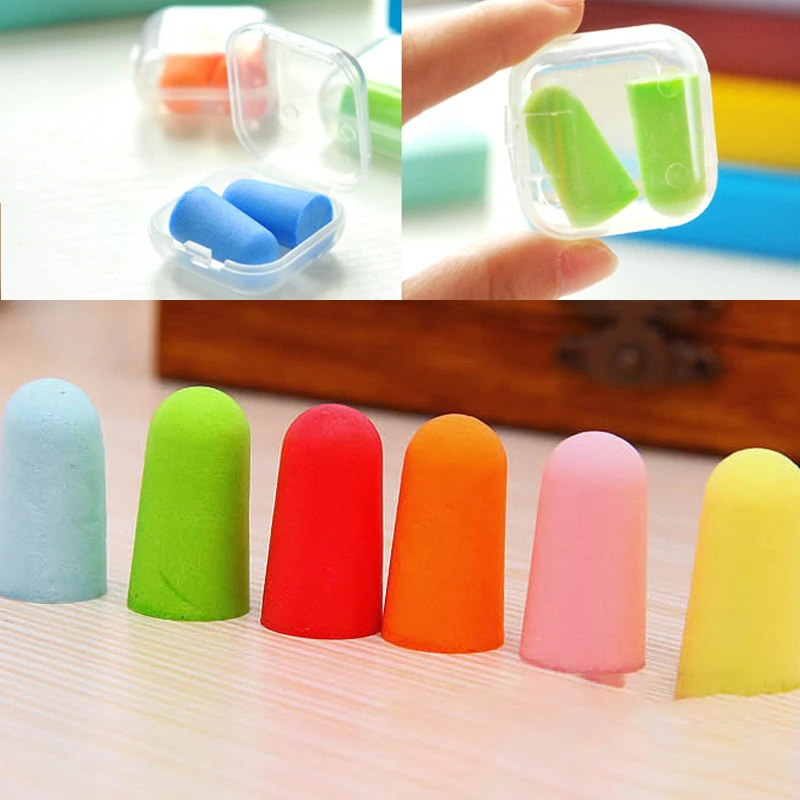 

10/5/1 Pairs Soft Foam Anti-noise Earplugs Snore Sleep Learning Hunting Ear Protector Earmuffs Anti Sound Noise Protection Kids