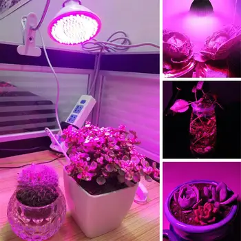 

Plant Lamp Plants Growth Light Led Grow Light High Brightness Energy Saving Eco-Friendly E27 360 Flexible 6W Flower Vegetables