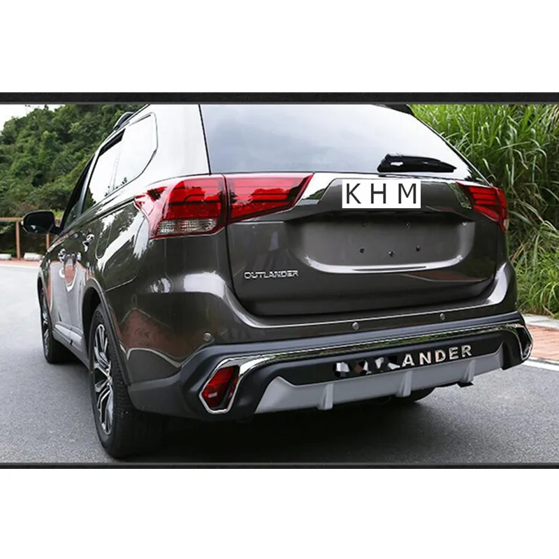 Для Mitsubishi Outlander 2016 2017 2018 Высокое качество! Передний + задний бампер